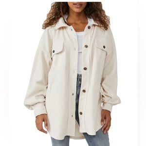 Free People Ruby Fleece Shirt Jacket